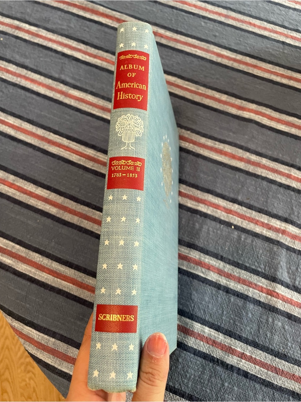 Light Blue 'Album of American History' Volume II Hardcover